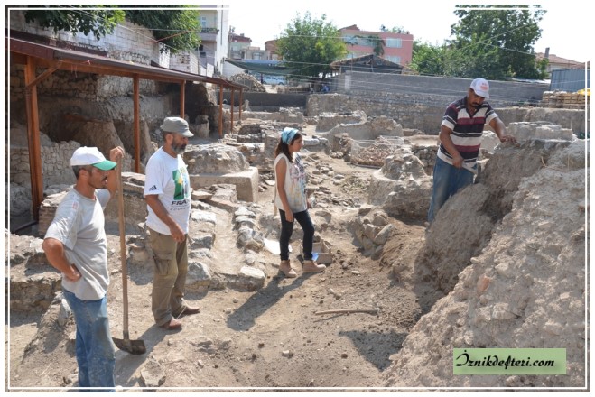 2012 yılı İznik Çini Fırınları Kazıları Başladı