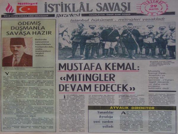 Atatürk; İşte Ben O Gün Doğdum.19 Mayıs