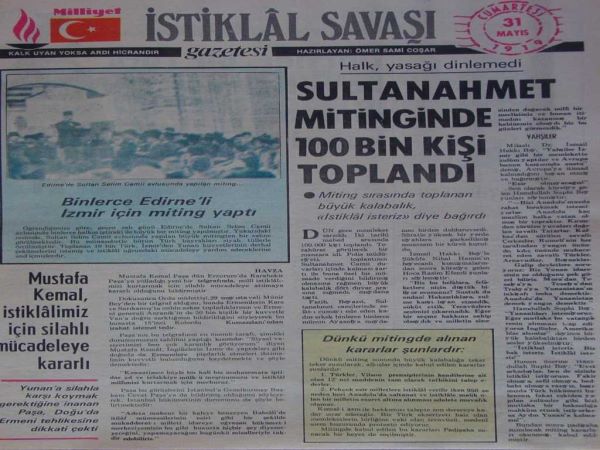 Atatürk; İşte Ben O Gün Doğdum.19 Mayıs