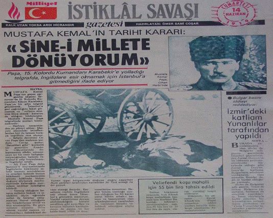 Atatürk; İşte Ben O Gün Doğdum.19 Mayıs
