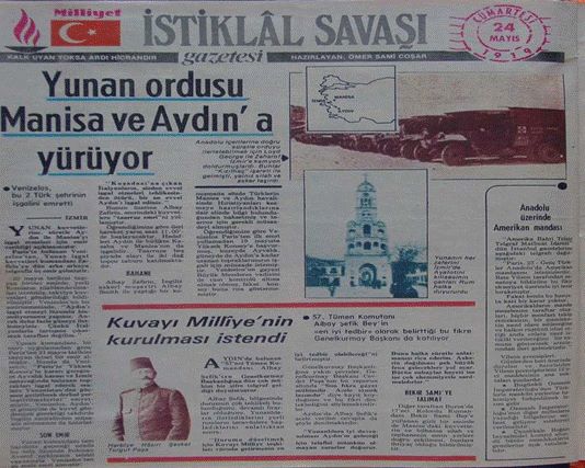 Atatürk; İşte Ben O Gün Doğdum.19 Mayıs