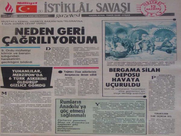 Atatürk; İşte Ben O Gün Doğdum.19 Mayıs