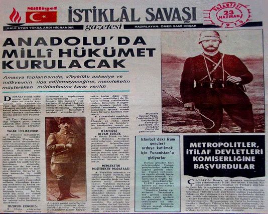 Atatürk; İşte Ben O Gün Doğdum.19 Mayıs
