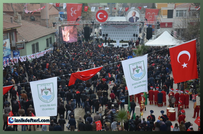Atıksu Arıtma Tesisi Temel Atma Töreni için Devlet Bahçeli İznik&#39e Geldi