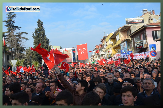 Atıksu Arıtma Tesisi Temel Atma Töreni için Devlet Bahçeli İznik&#39e Geldi