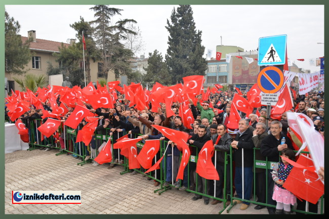 Atıksu Arıtma Tesisi Temel Atma Töreni için Devlet Bahçeli İznik&#39e Geldi