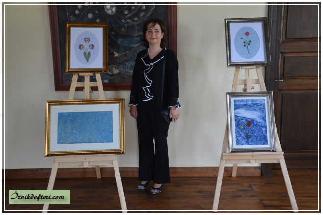 Ayşe Kaçan’dan Ebru Sergisi
