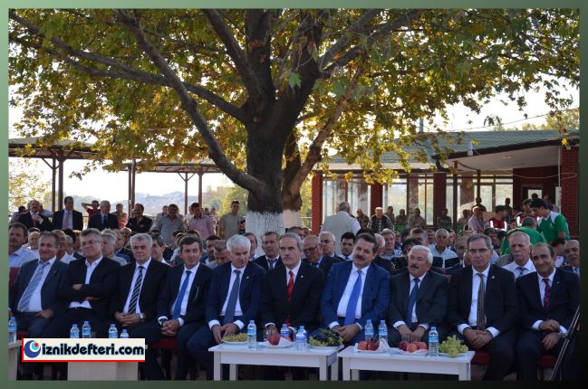 Bakan Faruk Çelik Boyalıca Beldesinde Su Deposu Açılışında Bulundu