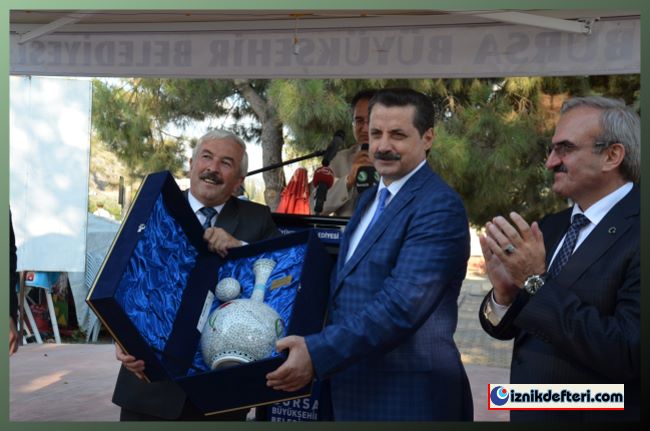 Bakan Faruk Çelik Boyalıca Beldesinde Su Deposu Açılışında Bulundu