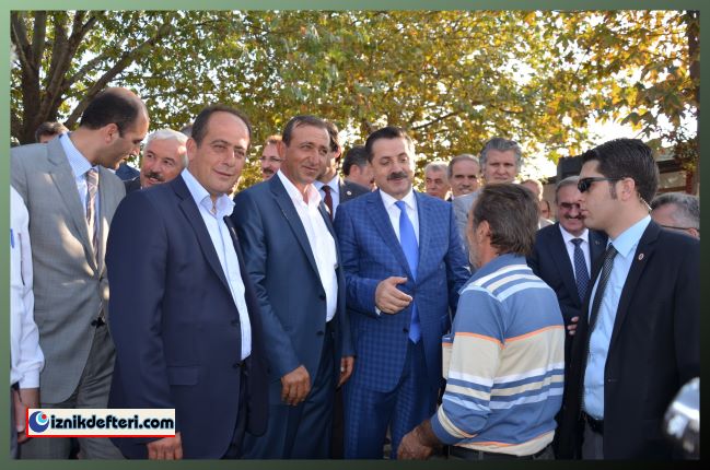 Bakan Faruk Çelik Boyalıca Beldesinde Su Deposu Açılışında Bulundu