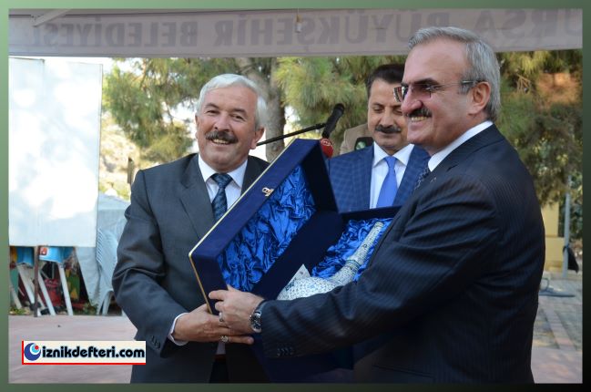 Bakan Faruk Çelik Boyalıca Beldesinde Su Deposu Açılışında Bulundu