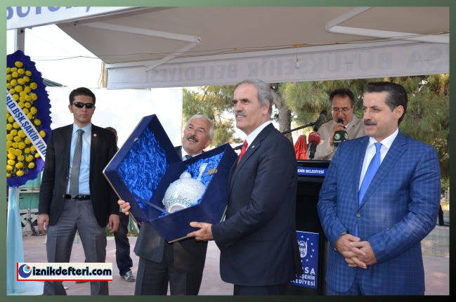 Bakan Faruk Çelik Boyalıca Beldesinde Su Deposu Açılışında Bulundu