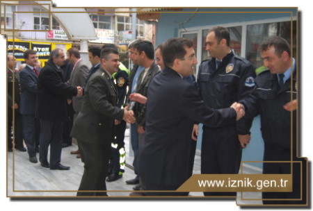 Bayramlaşmada Protesto Dikkat Çekti
