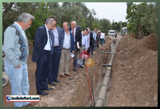 Belediye Meclis Üyeleri Kanalizasyon Startını Verdi