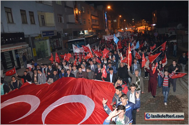 Binlerce İznikli, Kadri Eryılmaz İçin Yürüdü