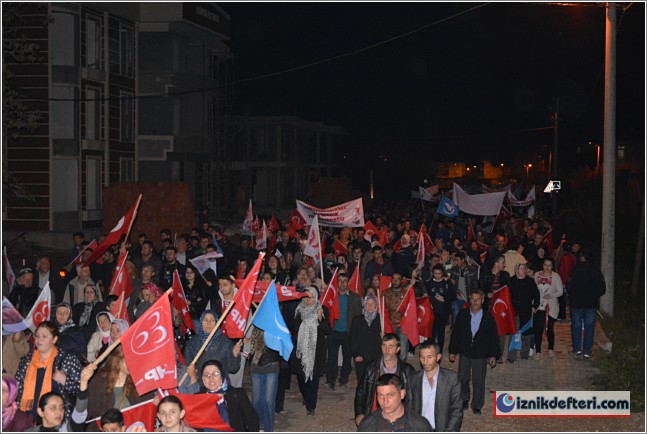 Binlerce İznikli, Kadri Eryılmaz İçin Yürüdü