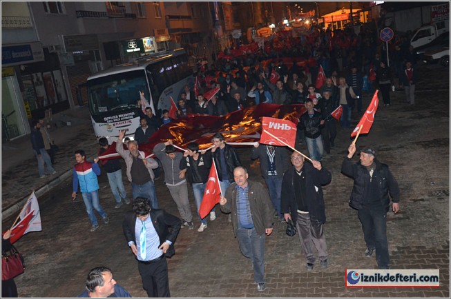 Binlerce İznikli, Kadri Eryılmaz İçin Yürüdü