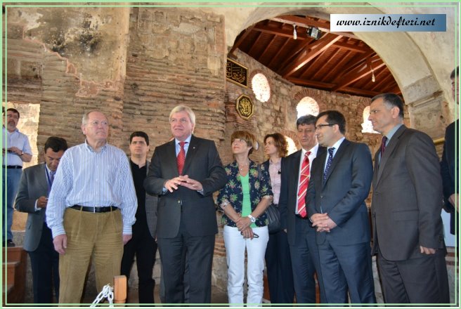 Bouffier, İznik Ayasofya&#39ya Hayran Kaldı