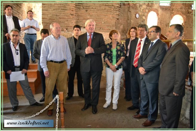 Bouffier, İznik Ayasofya&#39ya Hayran Kaldı