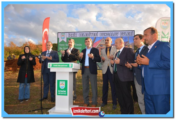 Bungalov Evlerin Temeli Atıldı