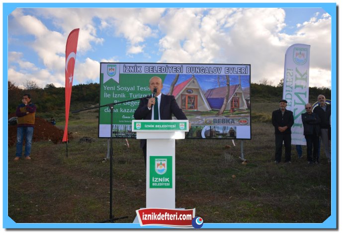 Bungalov Evlerin Temeli Atıldı