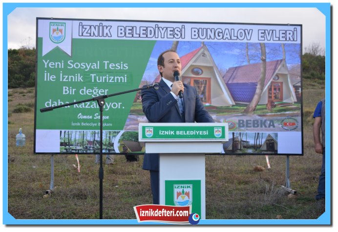 Bungalov Evlerin Temeli Atıldı