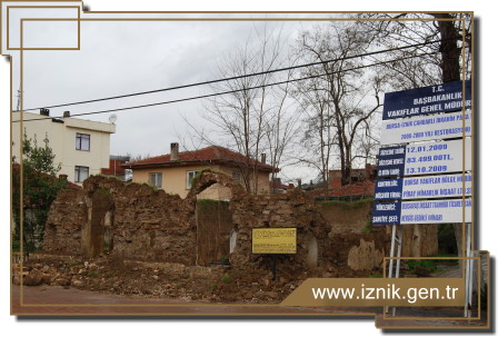 Çandarlı Türbesi'nde Restorasyon Çalışması