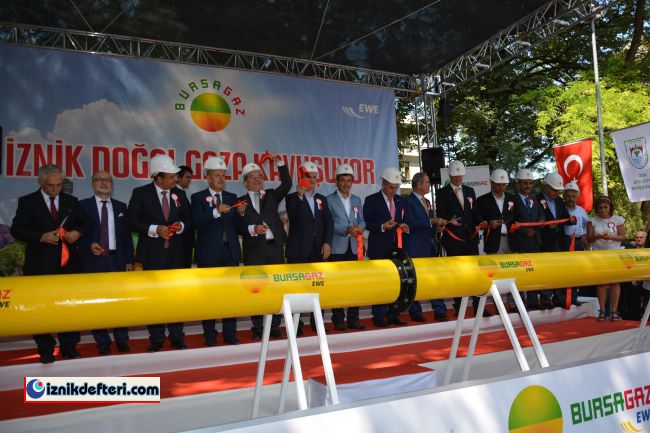 Doğalgaz Projesinin Resmi Temel Atma Töreni Yapıldı