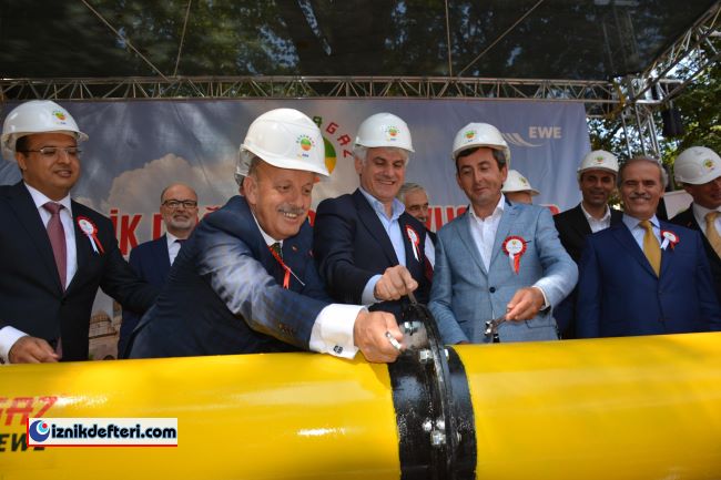 Doğalgaz Projesinin Resmi Temel Atma Töreni Yapıldı