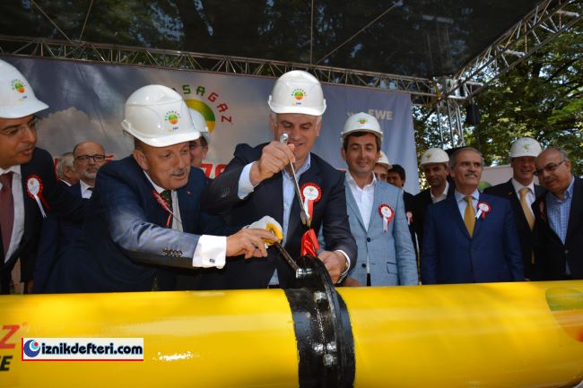 Doğalgaz Projesinin Resmi Temel Atma Töreni Yapıldı