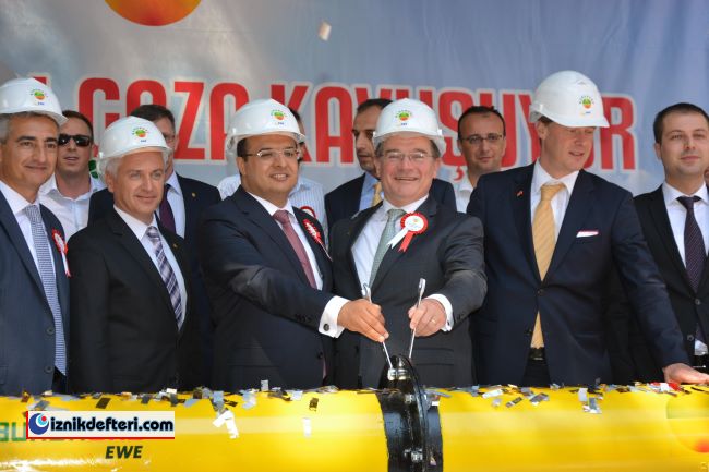 Doğalgaz Projesinin Resmi Temel Atma Töreni Yapıldı
