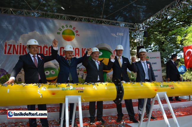 Doğalgaz Projesinin Resmi Temel Atma Töreni Yapıldı