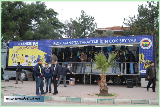 Fenerium Tır'ı İznik'te