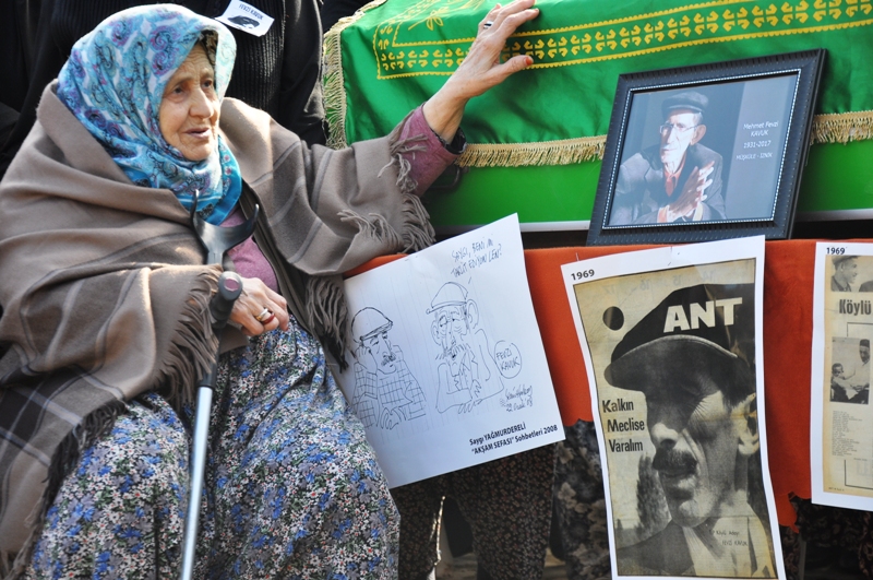 Köylü önderi Fevzi Kavuk son yolculuğuna uğurlandı