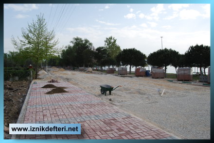 Göl Sahil Yolunda Çalışmalar Başladı