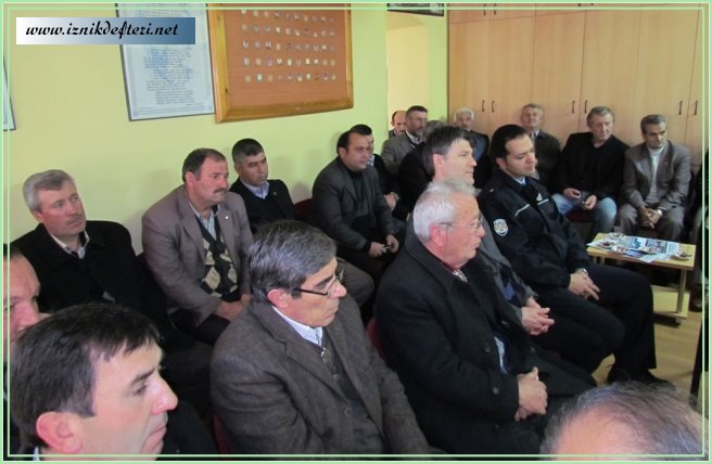 İlçe Emniyet Müdürleri Muhtarları Bilgilendirdi