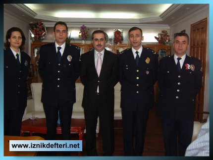 İlçe Emniyetinden Başkana Ziyaret