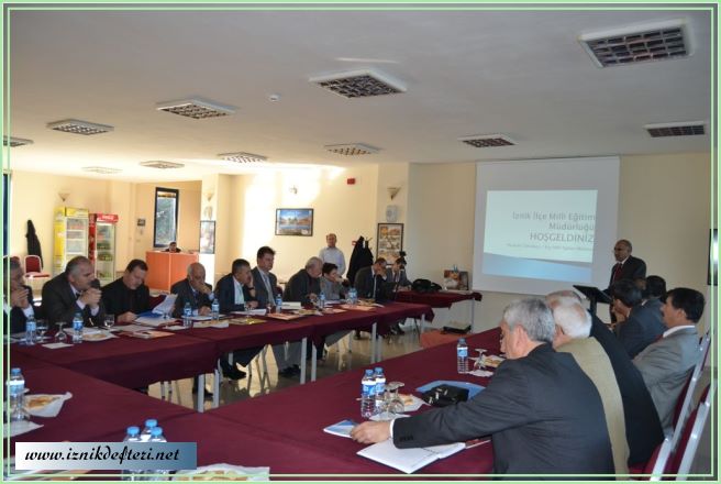 İlçe Milli Eğitim Müdürleri Toplantısı İznik’te Yapıldı