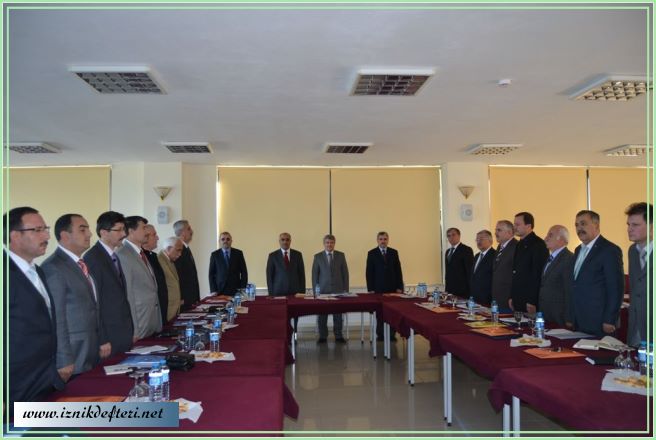 İlçe Milli Eğitim Müdürleri Toplantısı İznik’te Yapıldı