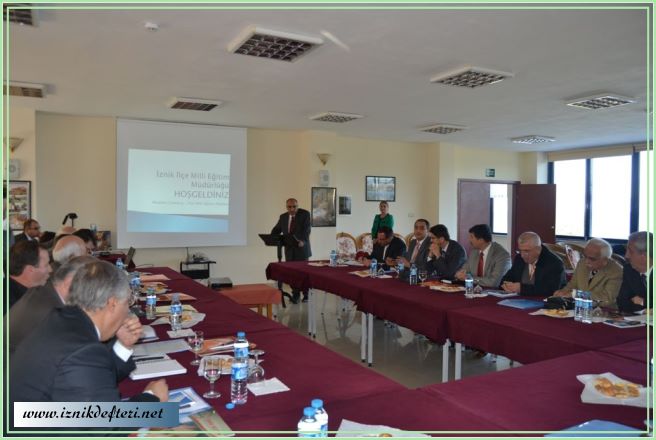 İlçe Milli Eğitim Müdürleri Toplantısı İznik’te Yapıldı