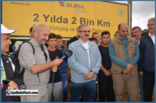 İlk Yürüyen Vali Karaloğlu Oldu