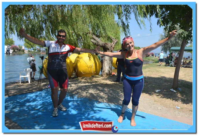 İznik 3. Türkiye Triatlon Yarışları Nefes Kesti