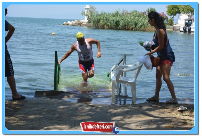 İznik 3. Türkiye Triatlon Yarışları Nefes Kesti