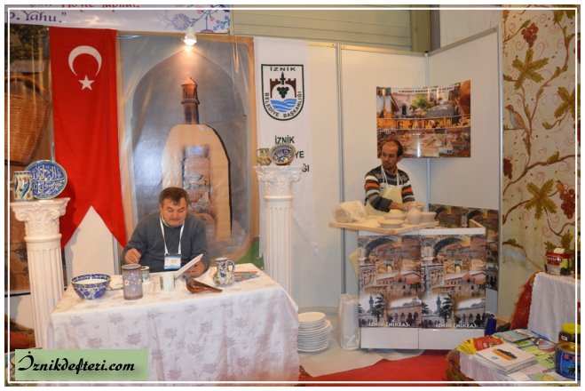 İznik 6–9 Aralık 2012 tarihleri arasında İzmir de düzenlenen Dünya Turizm Fuarın'daki standı ile göz kamaştırıyor.