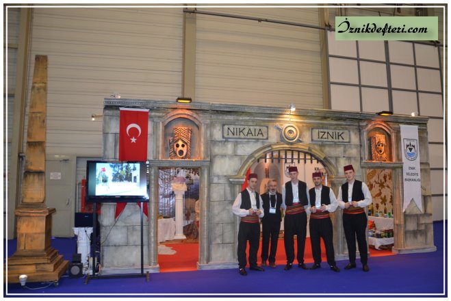İznik 6–9 Aralık 2012 tarihleri arasında İzmir de düzenlenen Dünya Turizm Fuarın'daki standı ile göz kamaştırıyor.