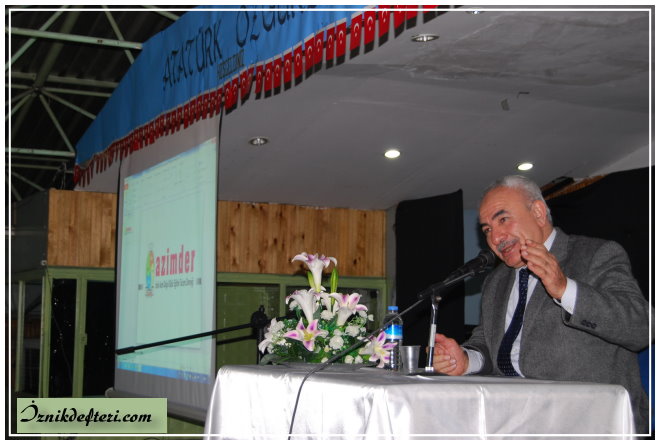 İznik Azimder’den Vehbi Vakkasoğlu Konferansı