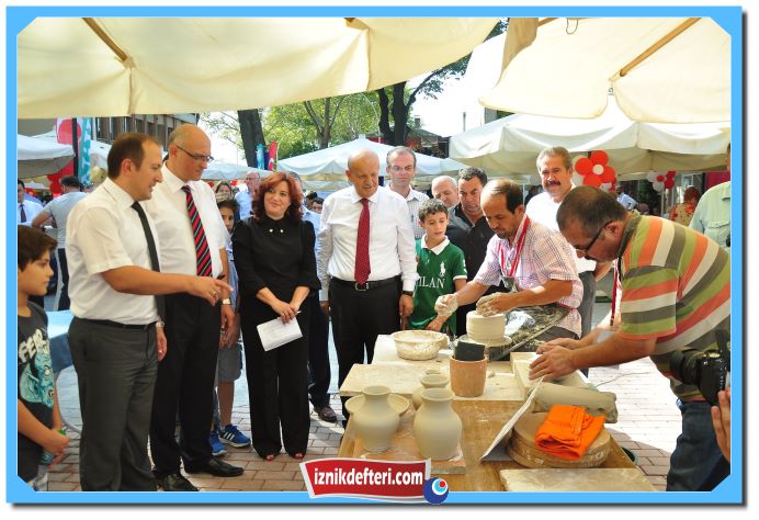 İznik Çini Festivali Kuran Ve  Ahilik Duası İle Başladı