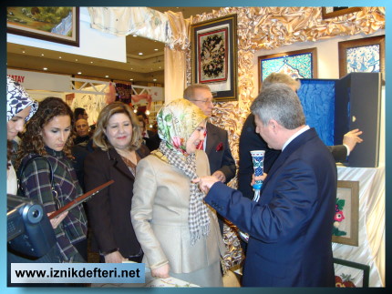 İznik Çinisine Bayan Erdoğan İlgisi