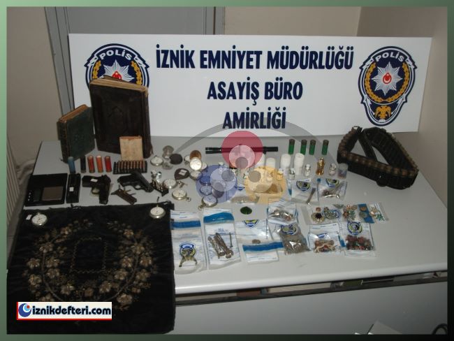 İznik Emniyetinden Tarihi Eser Operasyonu