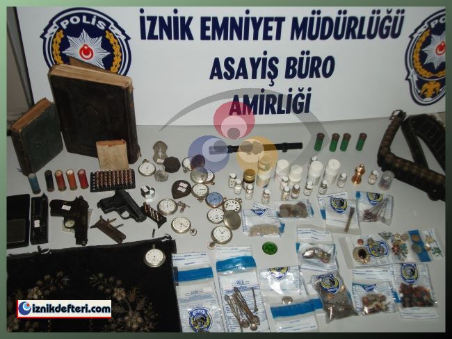İznik Emniyetinden Tarihi Eser Operasyonu